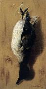 Hirst, Claude Raguet Waterfowl Hanging from a Nail Sweden oil painting reproduction